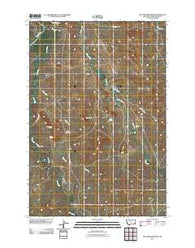 Rattlesnake Ridge Montana Historical topographic map, 1:24000 scale, 7.5 X 7.5 Minute, Year 2011
