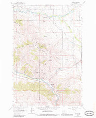 Ravalli Montana Historical topographic map, 1:24000 scale, 7.5 X 7.5 Minute, Year 1964