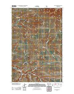 Raynesford Montana Historical topographic map, 1:24000 scale, 7.5 X 7.5 Minute, Year 2011