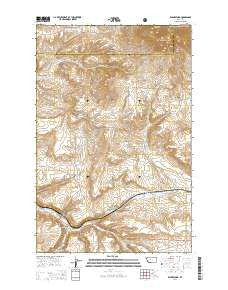 Raynesford Montana Current topographic map, 1:24000 scale, 7.5 X 7.5 Minute, Year 2014