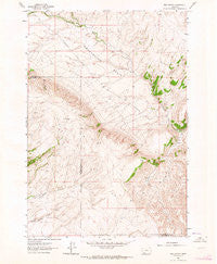Red Canyon Montana Historical topographic map, 1:24000 scale, 7.5 X 7.5 Minute, Year 1961