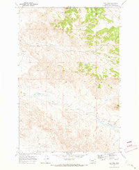 Red Knob Montana Historical topographic map, 1:24000 scale, 7.5 X 7.5 Minute, Year 1969