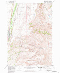 Red Lodge East Montana Historical topographic map, 1:24000 scale, 7.5 X 7.5 Minute, Year 1969