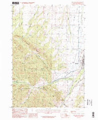 Red Lodge West Montana Historical topographic map, 1:24000 scale, 7.5 X 7.5 Minute, Year 1986
