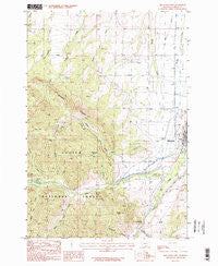 Red Lodge West Montana Historical topographic map, 1:24000 scale, 7.5 X 7.5 Minute, Year 1986