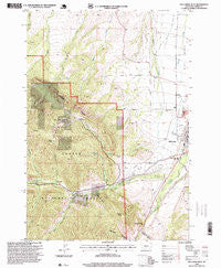 Red Lodge West Montana Historical topographic map, 1:24000 scale, 7.5 X 7.5 Minute, Year 1996