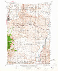 Red Lodge Montana Historical topographic map, 1:62500 scale, 15 X 15 Minute, Year 1944