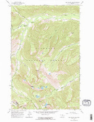 Red Meadow Lake Montana Historical topographic map, 1:24000 scale, 7.5 X 7.5 Minute, Year 1966