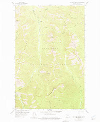 Red Plume Mountain Montana Historical topographic map, 1:24000 scale, 7.5 X 7.5 Minute, Year 1958