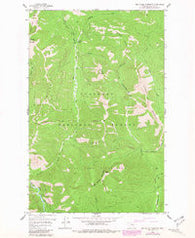 Red Plume Mountain Montana Historical topographic map, 1:24000 scale, 7.5 X 7.5 Minute, Year 1958