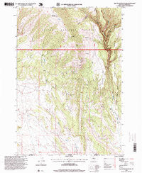 Red Pryor Mountain Montana Historical topographic map, 1:24000 scale, 7.5 X 7.5 Minute, Year 1996