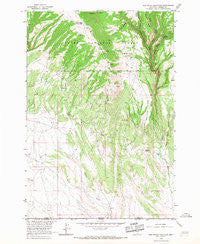 Red Pryor Mountain Montana Historical topographic map, 1:24000 scale, 7.5 X 7.5 Minute, Year 1964
