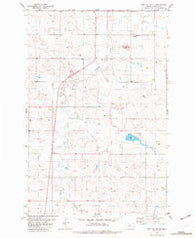 Red Top Butte Montana Historical topographic map, 1:24000 scale, 7.5 X 7.5 Minute, Year 1982