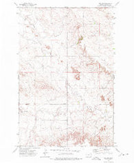 Red Top Montana Historical topographic map, 1:24000 scale, 7.5 X 7.5 Minute, Year 1972