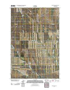 Red Buttes Montana Historical topographic map, 1:24000 scale, 7.5 X 7.5 Minute, Year 2011