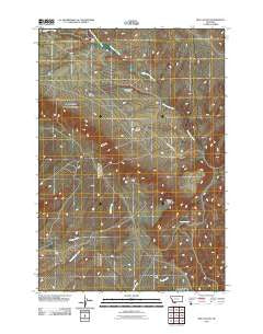 Red Canyon Montana Historical topographic map, 1:24000 scale, 7.5 X 7.5 Minute, Year 2011