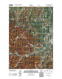 Red Lodge West Montana Historical topographic map, 1:24000 scale, 7.5 X 7.5 Minute, Year 2011