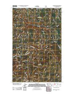 Red Mountain Montana Historical topographic map, 1:24000 scale, 7.5 X 7.5 Minute, Year 2011