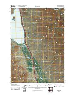 Red Rock Montana Historical topographic map, 1:24000 scale, 7.5 X 7.5 Minute, Year 2011