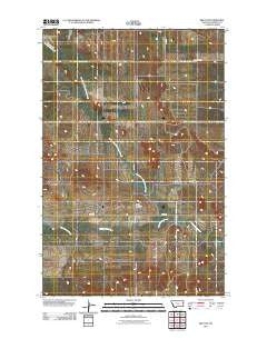 Red Top Montana Historical topographic map, 1:24000 scale, 7.5 X 7.5 Minute, Year 2011