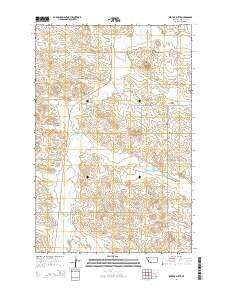 Red Top Butte Montana Current topographic map, 1:24000 scale, 7.5 X 7.5 Minute, Year 2014