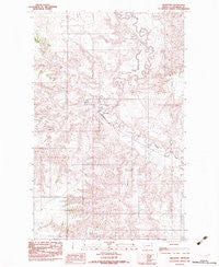 Redstone Montana Historical topographic map, 1:24000 scale, 7.5 X 7.5 Minute, Year 1983
