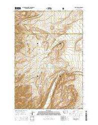 Rein Lake Montana Current topographic map, 1:24000 scale, 7.5 X 7.5 Minute, Year 2014