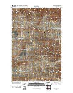 Reppe Butte Montana Historical topographic map, 1:24000 scale, 7.5 X 7.5 Minute, Year 2011