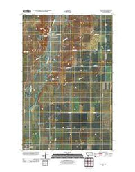 Reserve Montana Historical topographic map, 1:24000 scale, 7.5 X 7.5 Minute, Year 2011