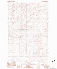 Reserve NE Montana Historical topographic map, 1:24000 scale, 7.5 X 7.5 Minute, Year 1983