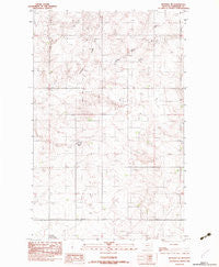 Reserve NE Montana Historical topographic map, 1:24000 scale, 7.5 X 7.5 Minute, Year 1983