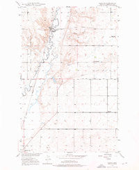 Reserve Montana Historical topographic map, 1:24000 scale, 7.5 X 7.5 Minute, Year 1948