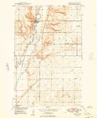 Reserve Montana Historical topographic map, 1:24000 scale, 7.5 X 7.5 Minute, Year 1949