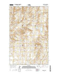 Reserve NE Montana Current topographic map, 1:24000 scale, 7.5 X 7.5 Minute, Year 2014