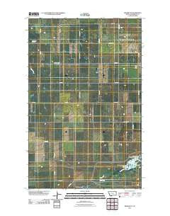 Reserve SE Montana Historical topographic map, 1:24000 scale, 7.5 X 7.5 Minute, Year 2011