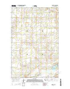 Reserve SE Montana Current topographic map, 1:24000 scale, 7.5 X 7.5 Minute, Year 2014