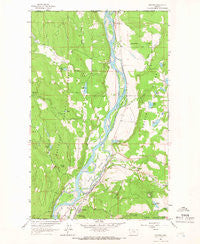Rexford Montana Historical topographic map, 1:24000 scale, 7.5 X 7.5 Minute, Year 1963