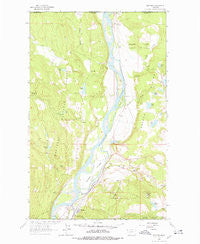 Rexford Montana Historical topographic map, 1:24000 scale, 7.5 X 7.5 Minute, Year 1963