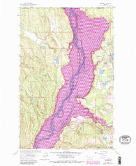 Rexford Montana Historical topographic map, 1:24000 scale, 7.5 X 7.5 Minute, Year 1963