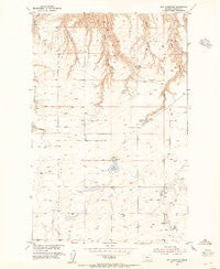 Rice Reservoir Montana Historical topographic map, 1:24000 scale, 7.5 X 7.5 Minute, Year 1954
