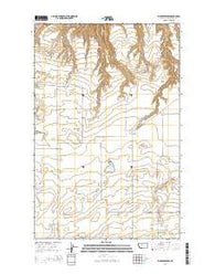 Rice Reservoir Montana Current topographic map, 1:24000 scale, 7.5 X 7.5 Minute, Year 2014