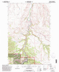 Riceville Montana Historical topographic map, 1:24000 scale, 7.5 X 7.5 Minute, Year 1995
