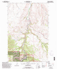 Riceville Montana Historical topographic map, 1:24000 scale, 7.5 X 7.5 Minute, Year 1995
