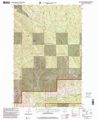 Richards Mountain Montana Historical topographic map, 1:24000 scale, 7.5 X 7.5 Minute, Year 1997
