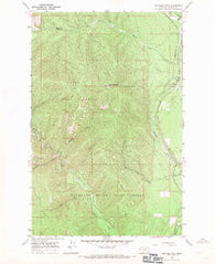 Richards Peak Montana Historical topographic map, 1:24000 scale, 7.5 X 7.5 Minute, Year 1966
