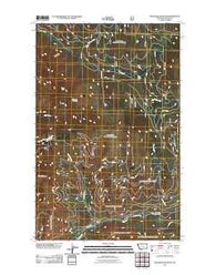 Richards Mountain Montana Historical topographic map, 1:24000 scale, 7.5 X 7.5 Minute, Year 2011