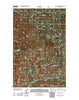 Richards Mountain Montana Historical topographic map, 1:24000 scale, 7.5 X 7.5 Minute, Year 2011