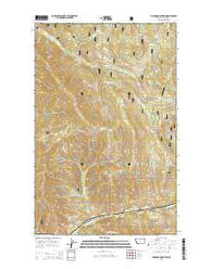 Richards Mountain Montana Current topographic map, 1:24000 scale, 7.5 X 7.5 Minute, Year 2014