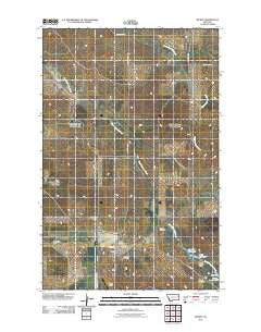 Richey Montana Historical topographic map, 1:24000 scale, 7.5 X 7.5 Minute, Year 2011