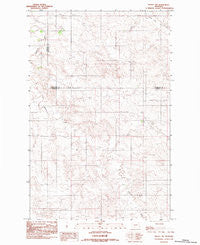 Richey NW Montana Historical topographic map, 1:24000 scale, 7.5 X 7.5 Minute, Year 1983